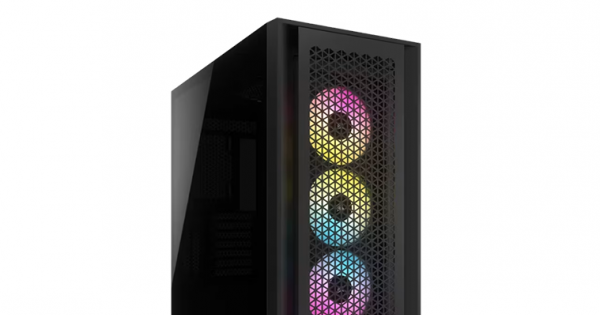 CORSAIR iCUE 5000D RGB Airflow Tempered Glass Mid-Tower Casing - Black